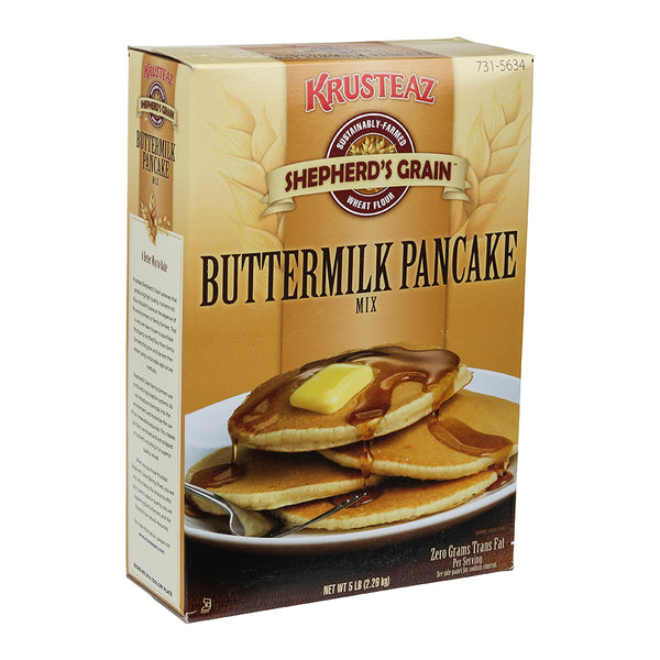Shepherd's Grain Krusteaz Professional Buttermilk Pancake Mix 80 Ounce Size - 6 Per Case.
