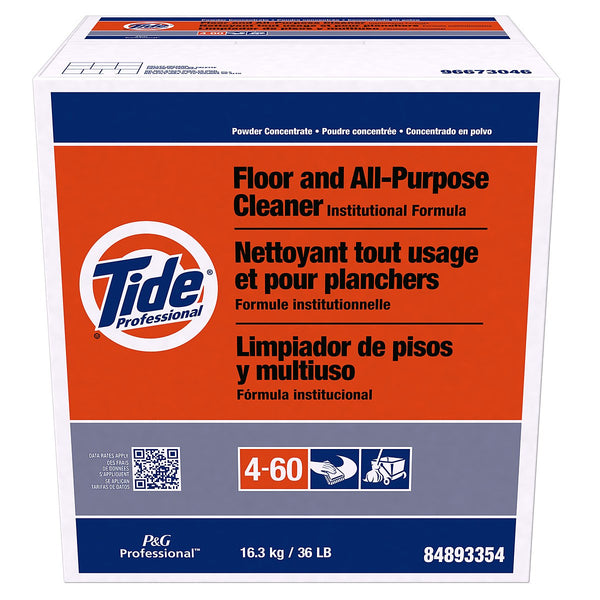 Tide Floor And All Purpose Cleaner Institutional Formula Concentrate Powder 36 Pound Each - 1 Per Case.