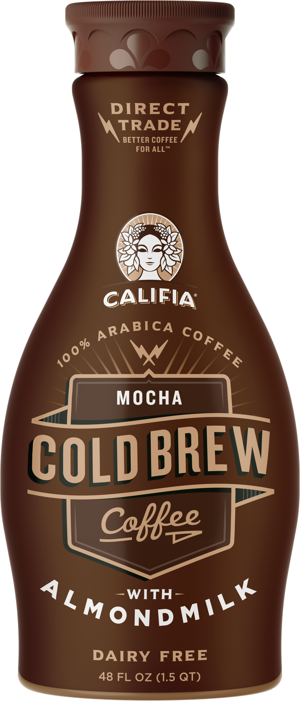 Califia Farms Mocha Cold Brew Coffee With Almond Milk 48 Fluid Ounce - 6 Per Case.