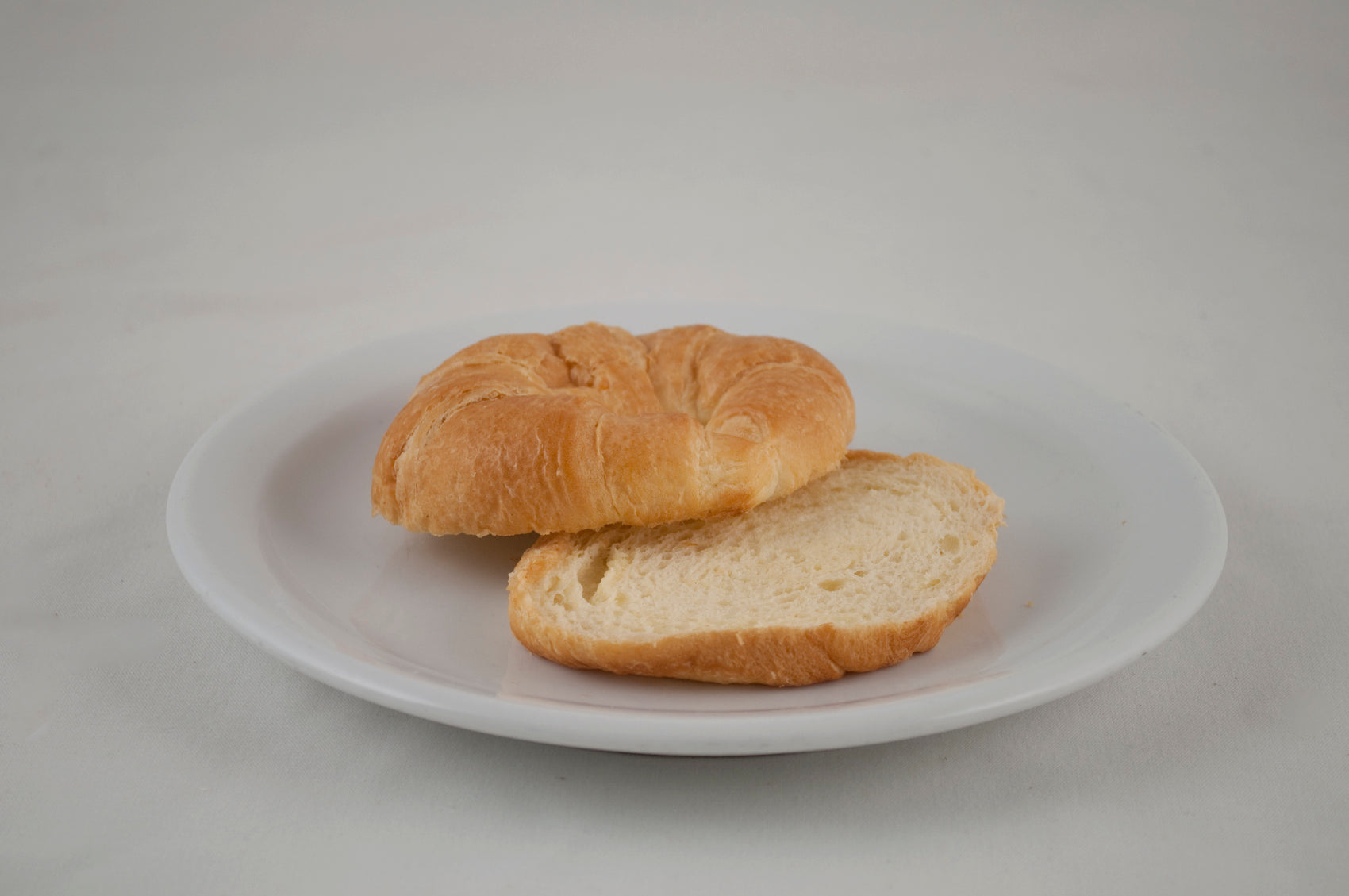 Pillsbury™ Baked Croissant Plain Pinched Sliced 2 Ounce Size - 4 Per Case.