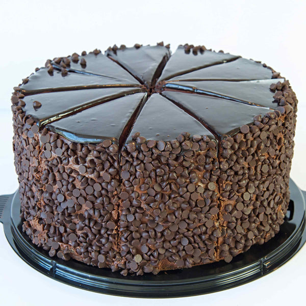 Chocolate Mousse Cake Layers Cut 10" 10 In - 2 Per Case.