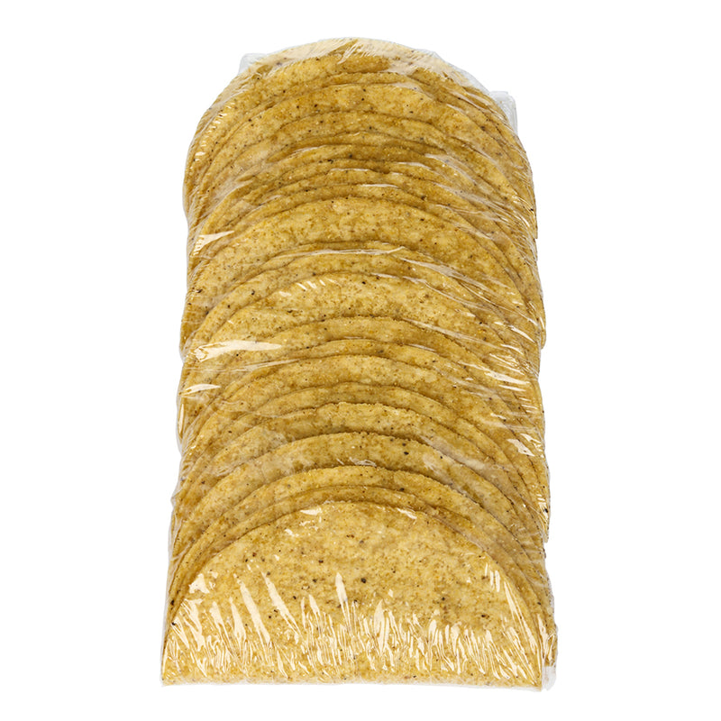 Mission 5" Regular Yellow Taco Shells 25 Count Packs - 8 Per Case.