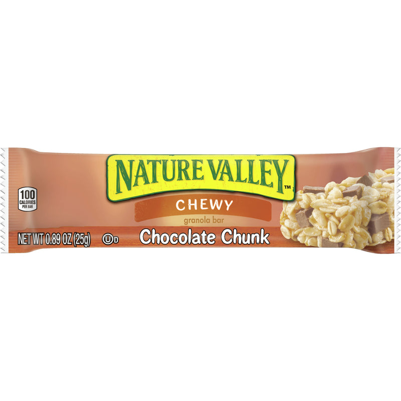 Nature Valley™ Chewy Granola Bars Chocolate Chunk 0.89 Ounce Size - 120 Per Case.