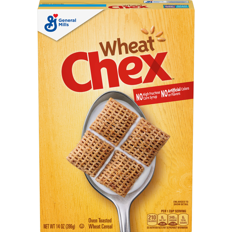 Wheat Chex™ Cereal Box 14 Ounce Size - 10 Per Case.