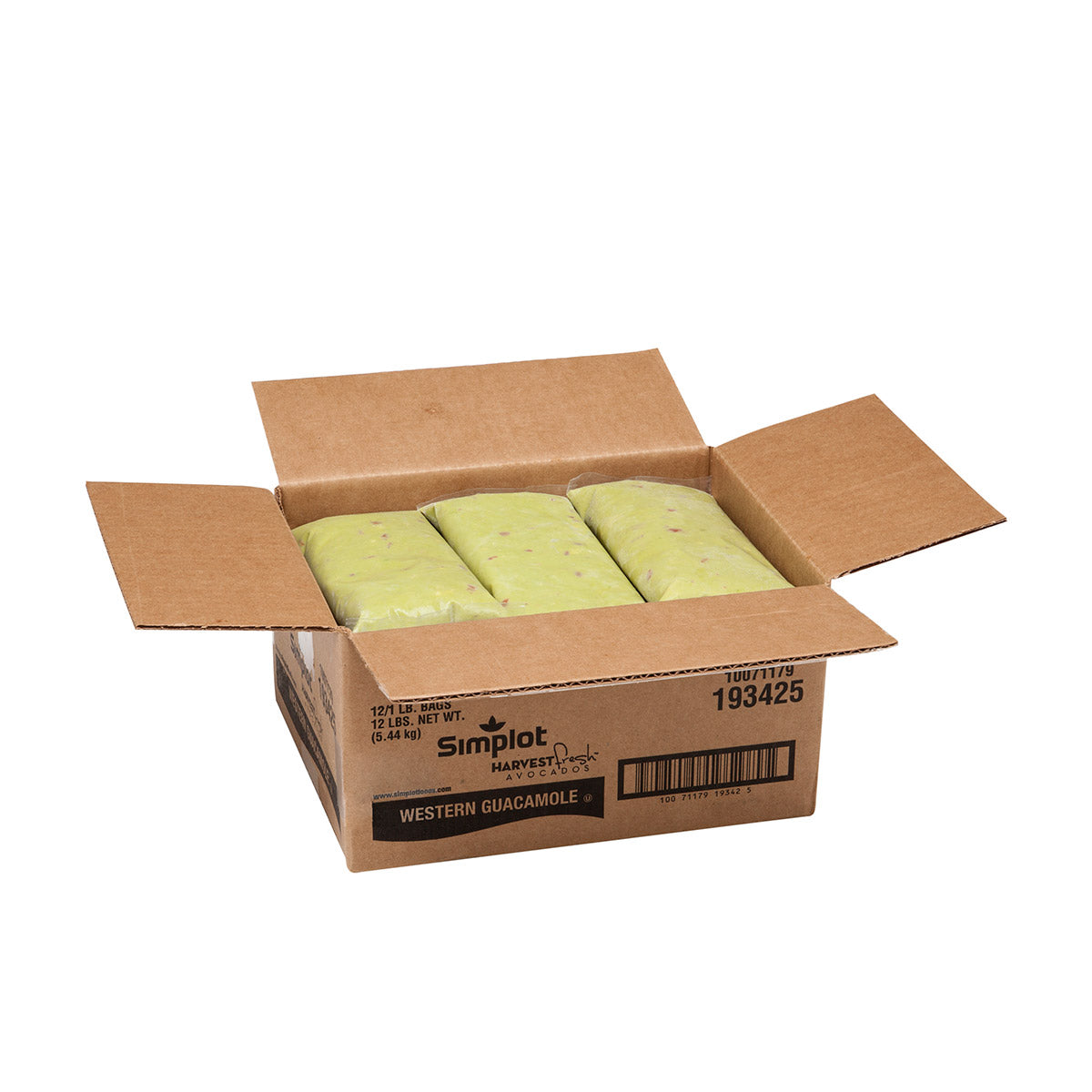 Simplot Harvest Fresh Avocados Western Guacamole Frozen 1 Pound Each