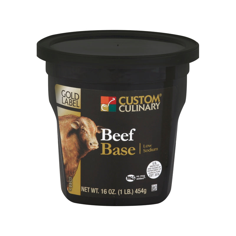 Base Beef Low Sodium Gluten Free No Msg Added Paste 1 Pound Each - 6 Per Case.