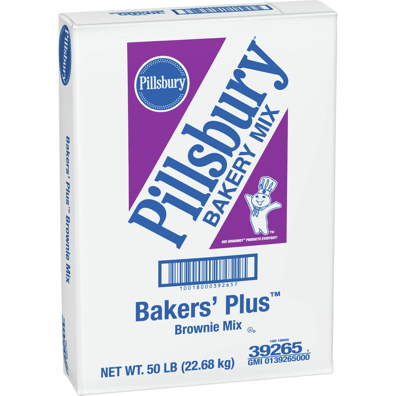 Pillsbury™ Bakers' Plus™ Brownie Mix 50 Pound Each - 1 Per Case.