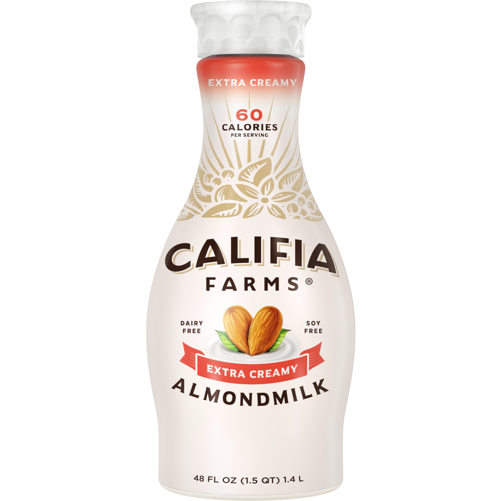 Califia Farms Extra Creamy Almond Milk 48 Fluid Ounce - 6 Per Case.