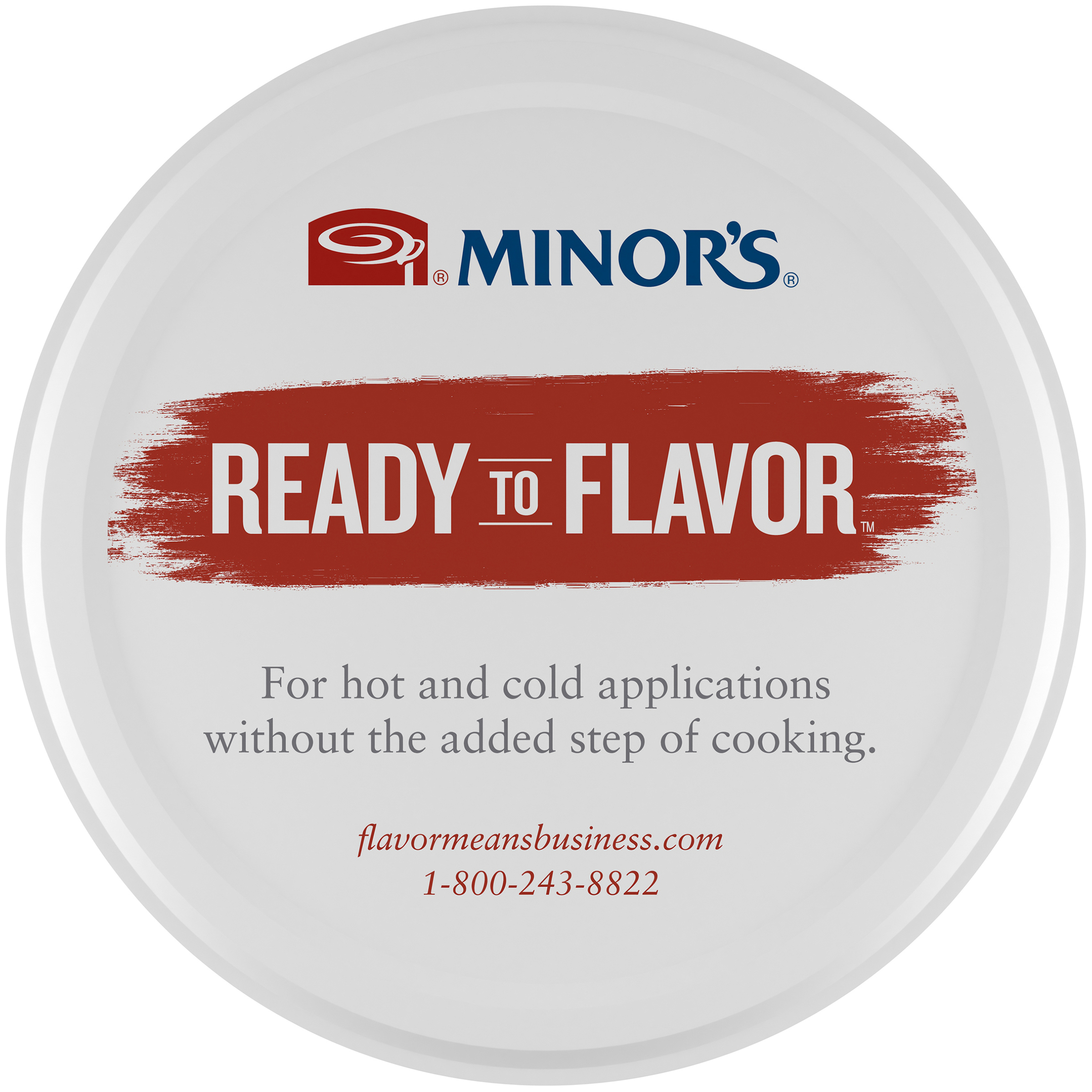 Minor's Fire Roasted Poblano Flavor Concentrate Gluten Free 13.6 Ounce Size - 6 Per Case.