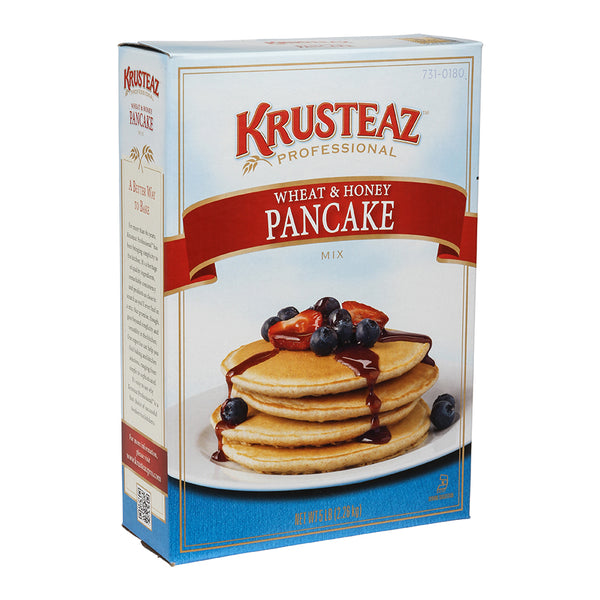 Krusteaz Pro Wheat & Honey Pancake Mix 5 Pound Each - 6 Per Case.