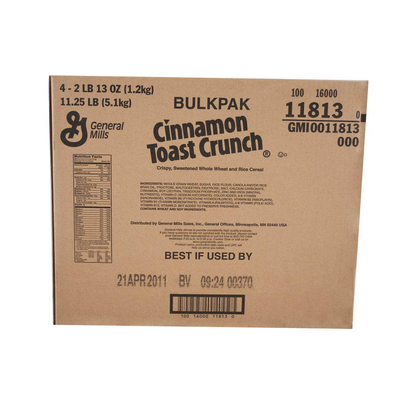 Cinnamon Toast Crunch™ Cereal Bulkpack 45 Ounce Size - 4 Per Case.