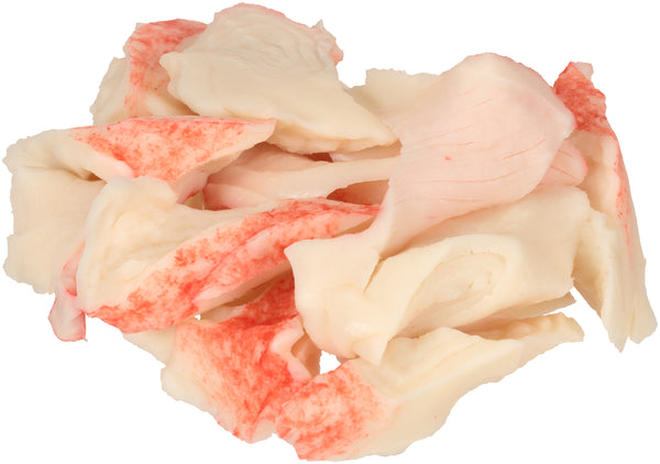 Surimi Imitation Crabmeat Flake Frozen 2.5 Pound Each - 4 Per Case.