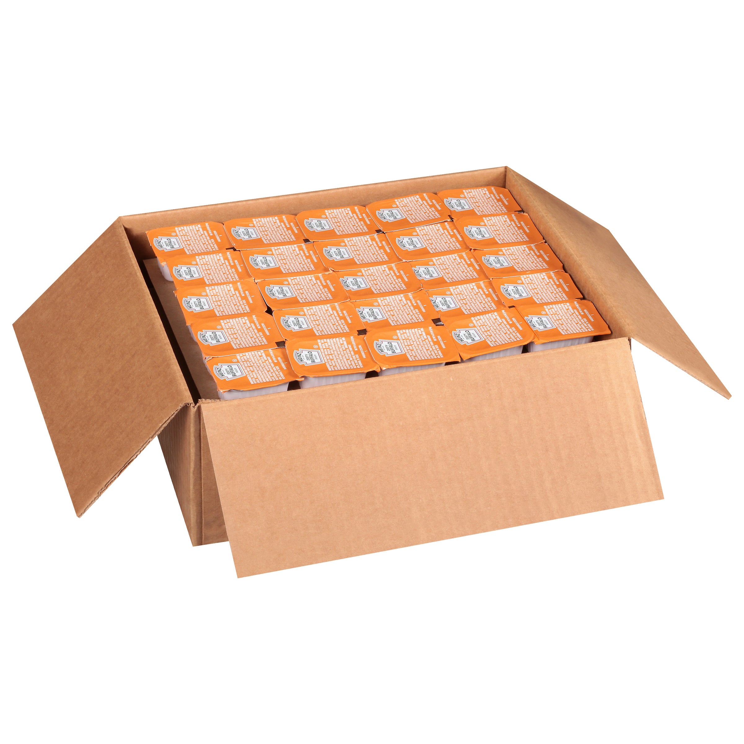 HEINZ Single Serve Zesty Buffalo Sauce 0.875 Ounce Cups 100 Per Case