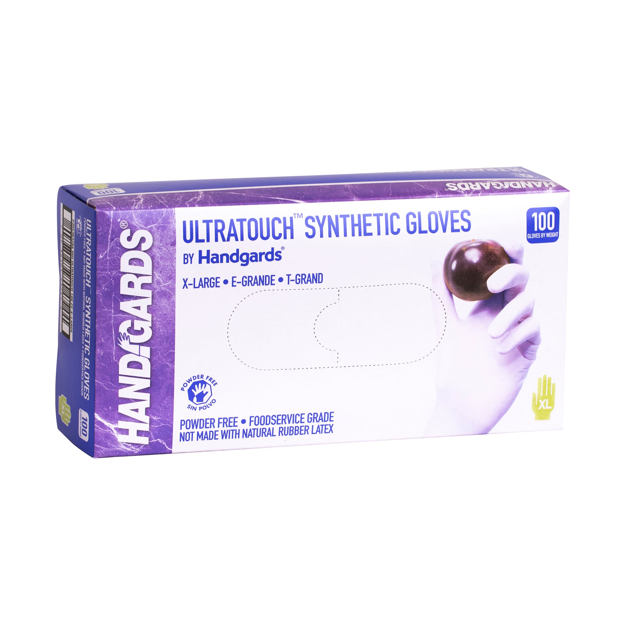 Glove Ultra Touch Synthetic Powder Free Extralarge 100 Each - 10 Per Case.