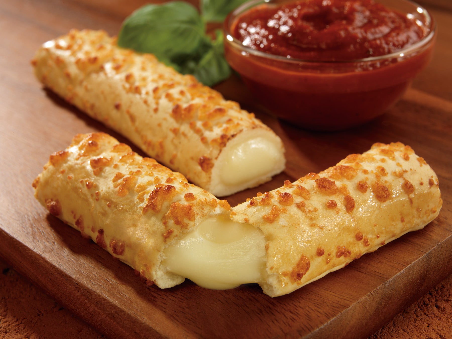 The Max Child Nutrition 100% Mozzarella Filled Breadstick 1.93 Ounce Size - 192 Per Case.