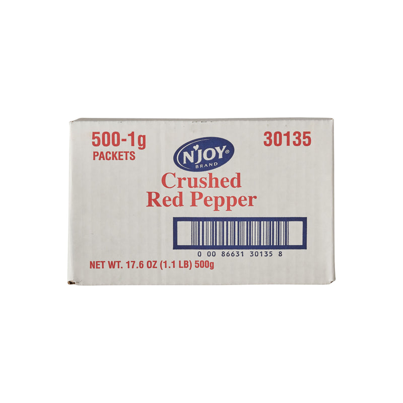 N'joy Pepper Crushed Red 1 Grams Each - 1.1 Pound Per Case.