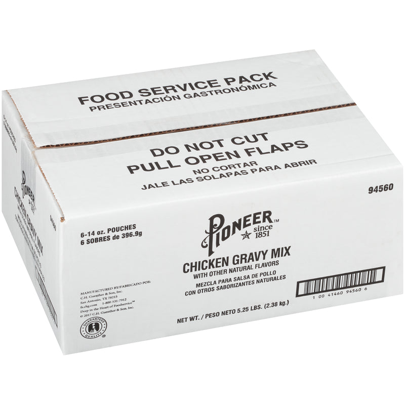Pioneer Chicken Gravy Mix 14 Ounce Size - 6 Per Case.