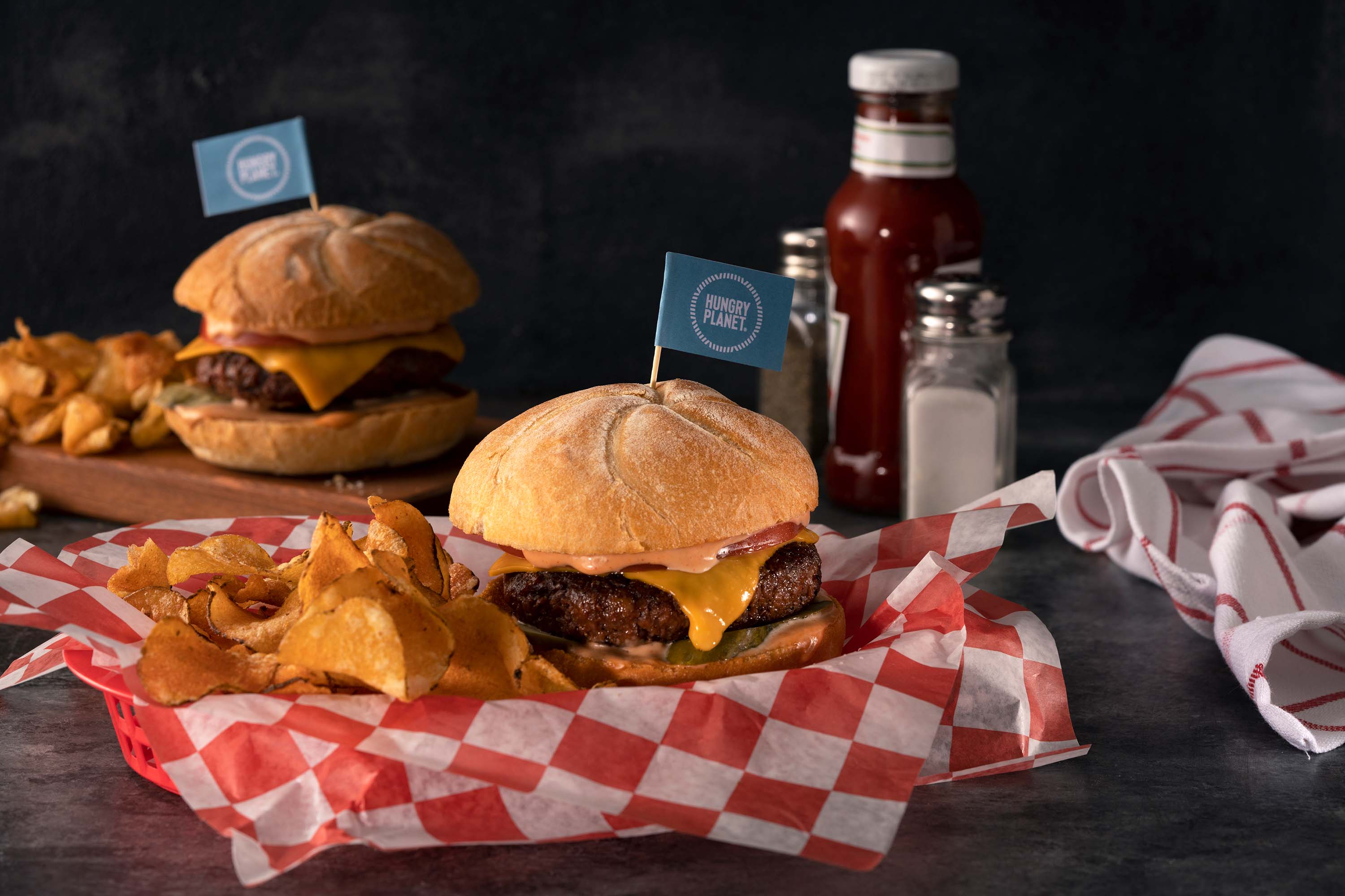 Hungry Planet Vegan Beef Classic Burger, 4 Ounce Size - 42 Per Case.