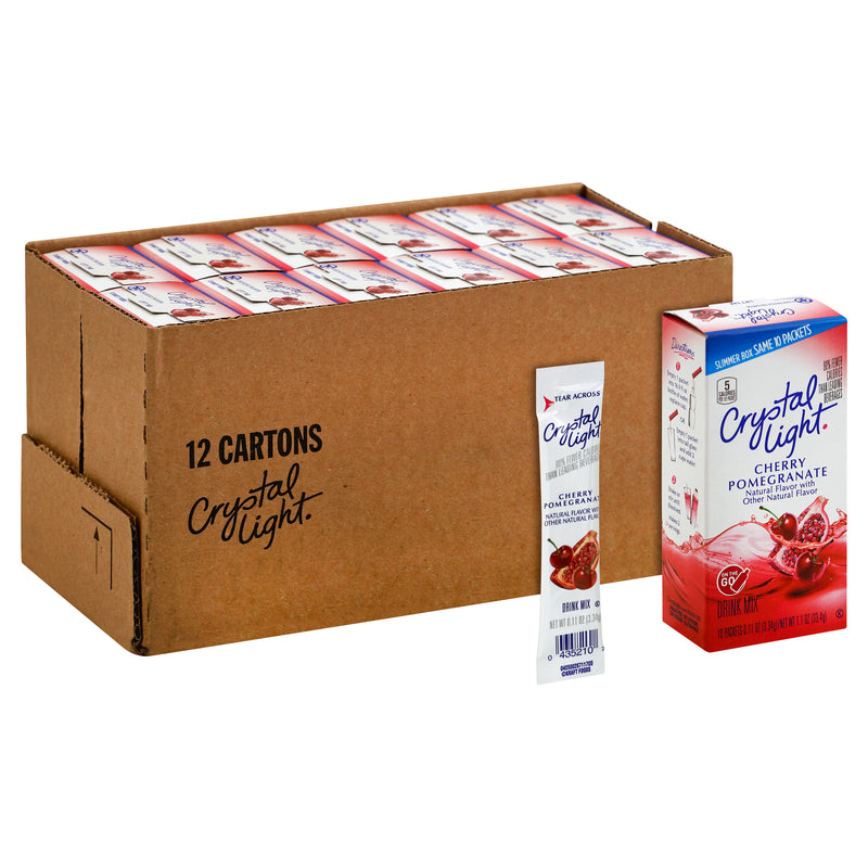 Crystal Light Cherry Pomegranate Beverage Onthe Go, 0.11 Ounce Size - 120 Per Case.