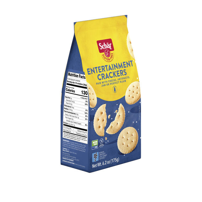 Schar Gluten Free Entertainment Cracker, 6.2 Ounces - 5 Per Case.