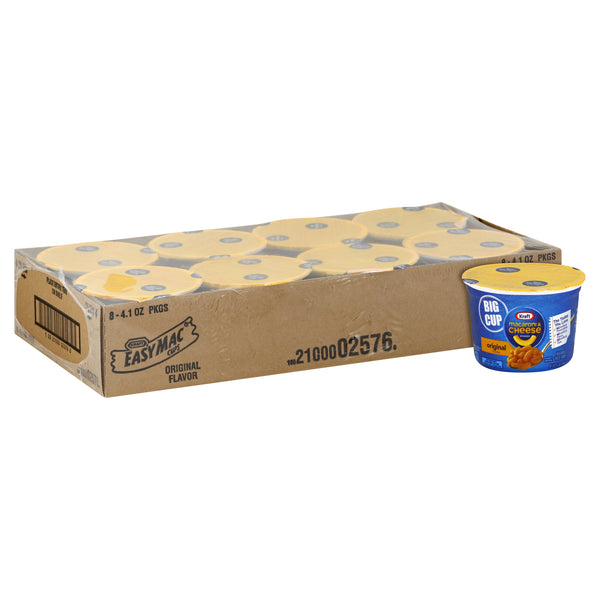 Kraft Original Easy Macaroni & Cheese, 4.1 Ounce Size - 8 Per Case.