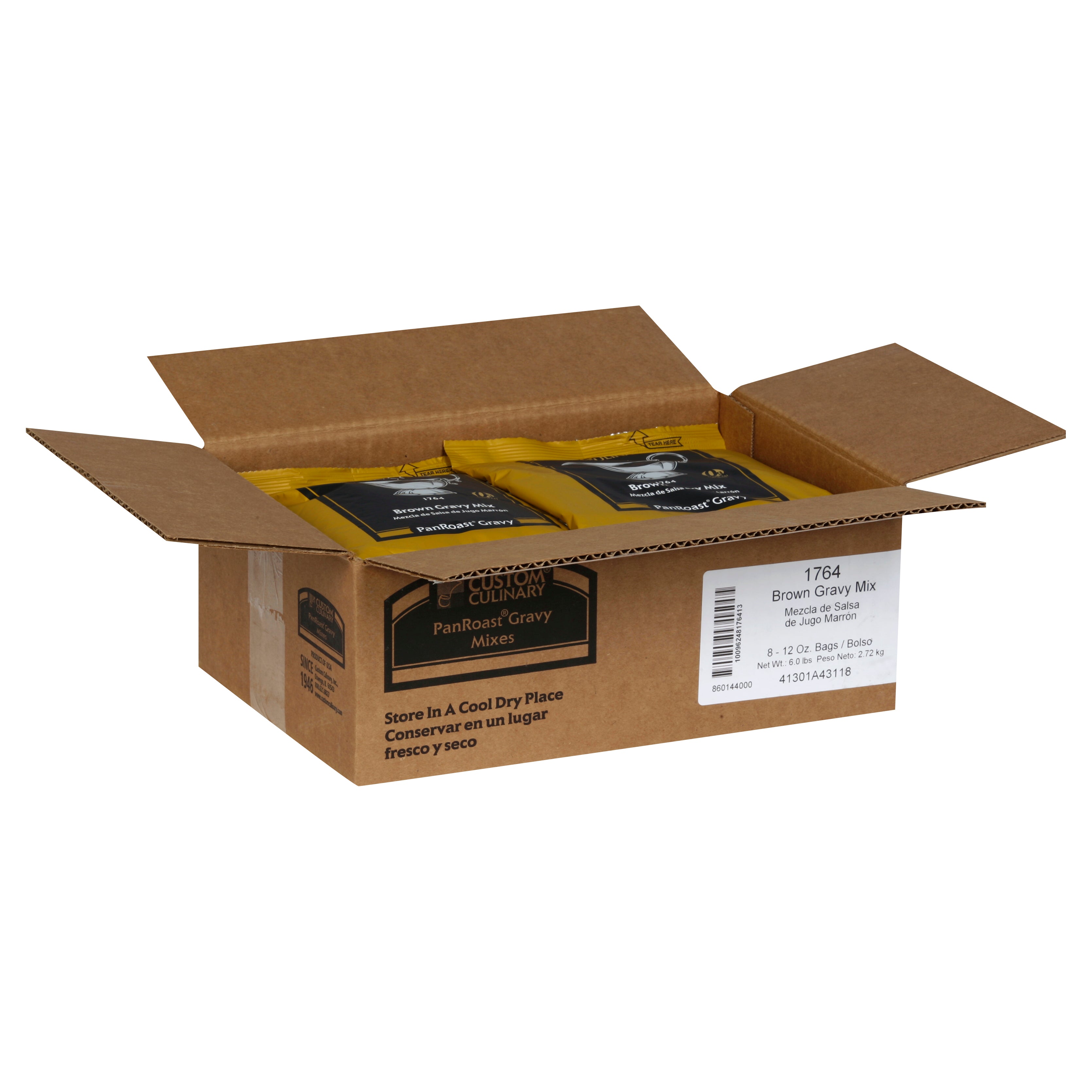 Mix Gravy Brown Shelf Stable 12 Ounce Size - 8 Per Case.