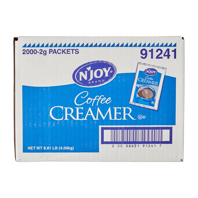N'joy Enriched Non Dairy Creamer Packets 2 Grams Each - 2000 Per Case.