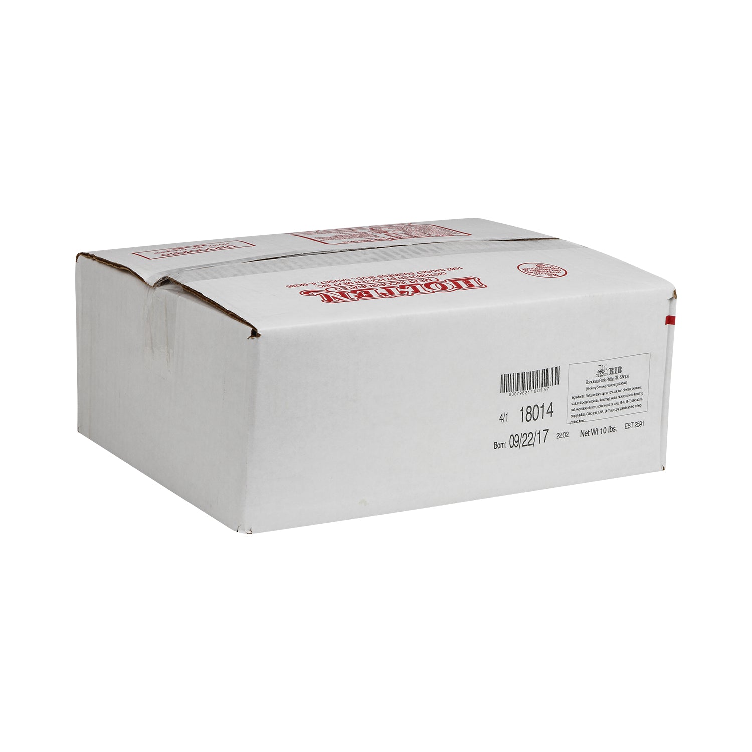 Pork Pattie St Louis Rib To 4 Ounce Size - 40 Per Case.