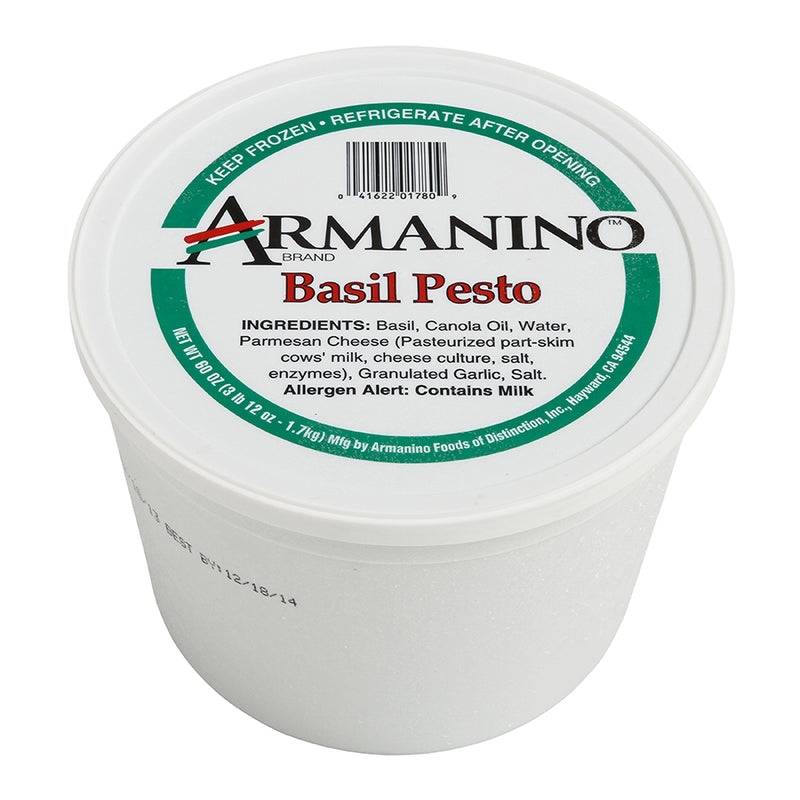 Sauce Pesto Basil Frozen 60 Ounce Size - 2 Per Case.