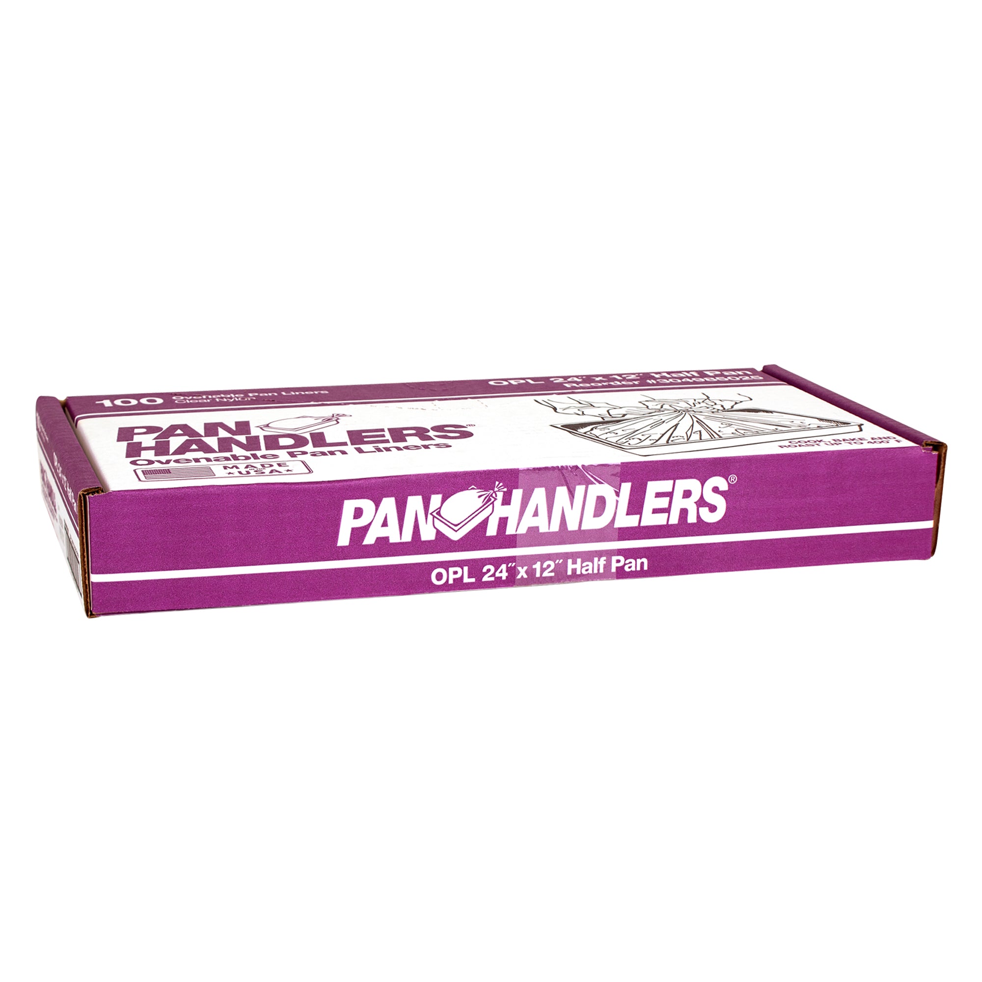 Pan Liner Ovenable Degree Half Pan 100 Each - 1 Per Case.
