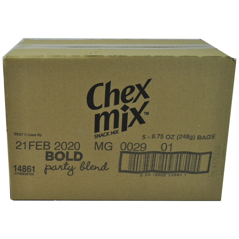 Chex Mix Snack Mix, Savory Bold Party Blend, 3.75 oz Bag