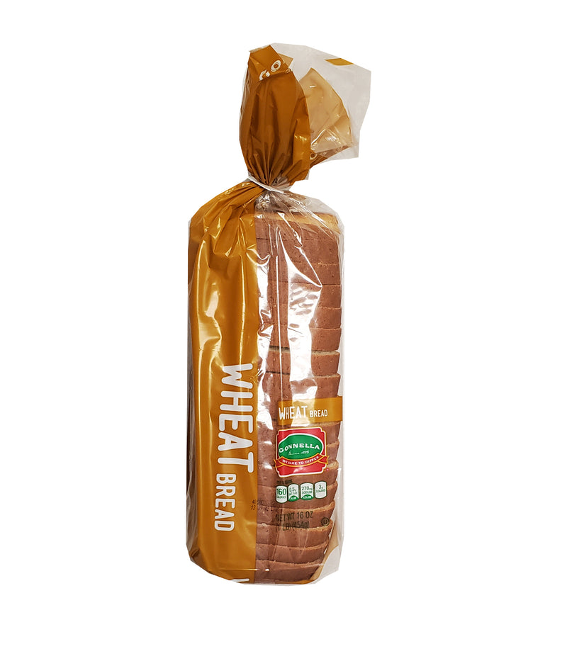 Wheat Bread 8" Slice Cpp Loaves 16 Ounce Size - 8 Per Case.