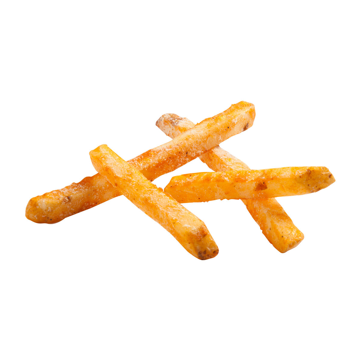 Simplot Seasonedcrisp 8" Savory Battered Straight Cut Fries Skin On 5 Pound Each - 6 Per Case.