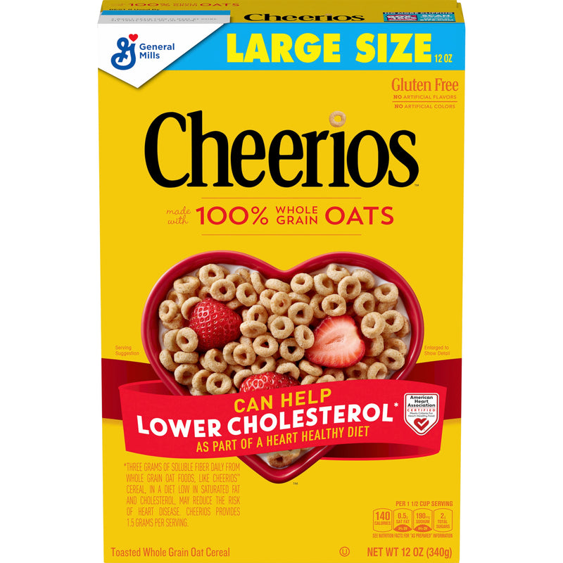 Cheerios™ Cereal Box 12 Ounce Size - 14 Per Case.