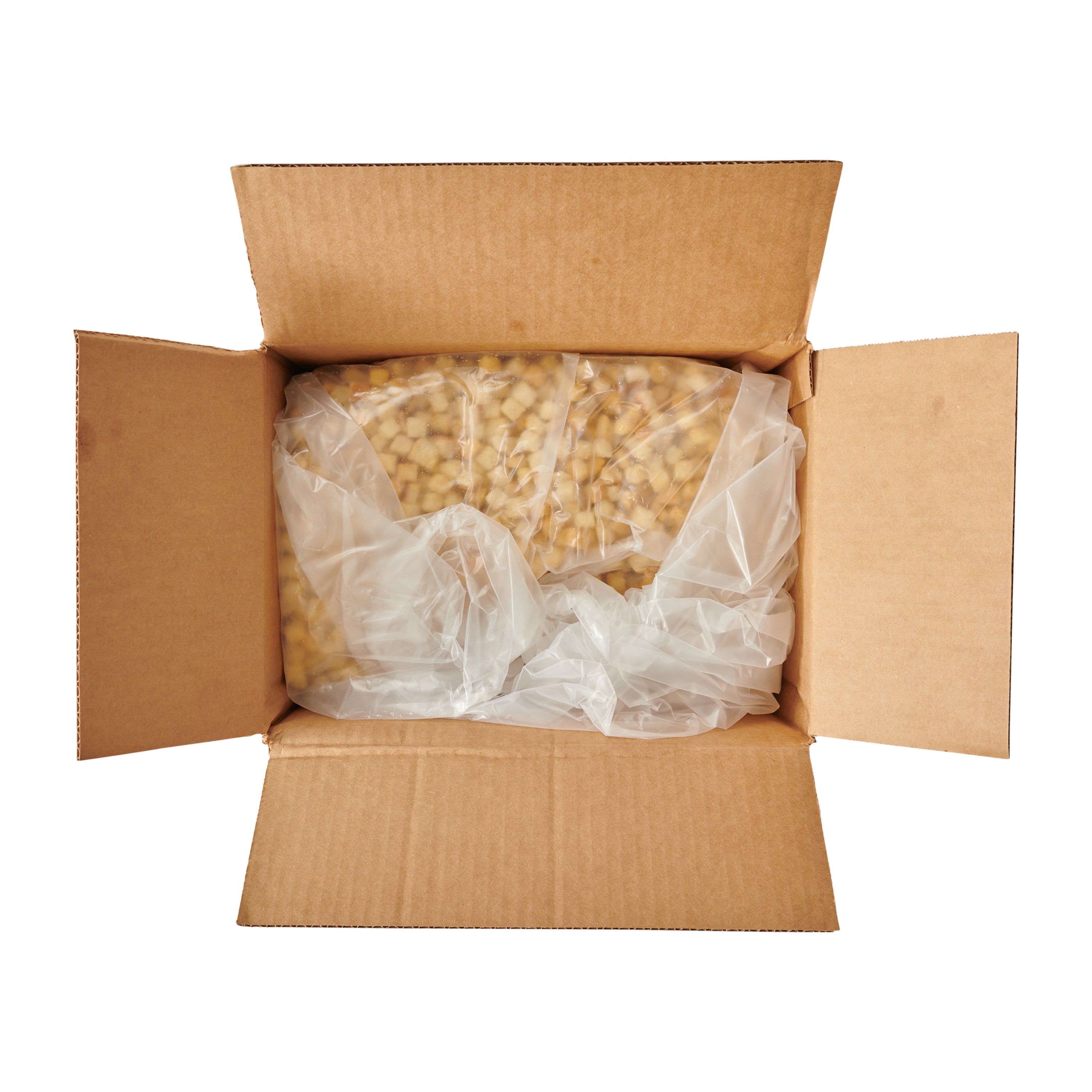 Fresh Gourmet Crouton Cube Plain Trans Fat Free 10 Pound Each - 1 Per Case.