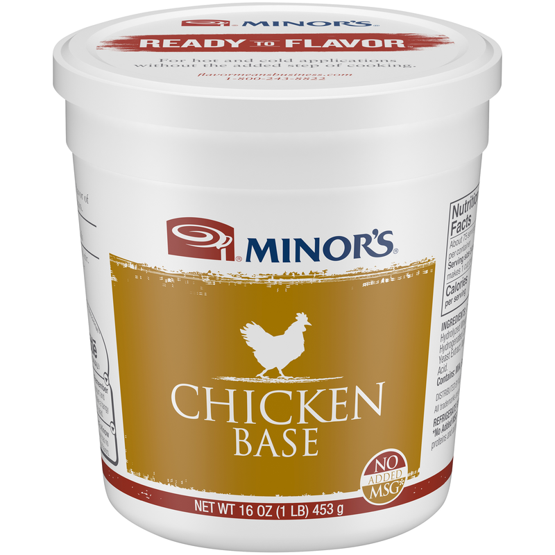 Minor's Chicken Base (No Added Msg) 1 Pound Each - 6 Per Case.