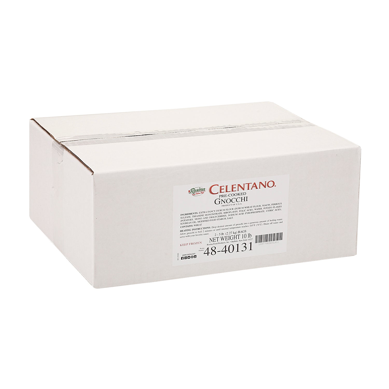 Celentano Gnocchi 5 Pound Each - 2 Per Case.
