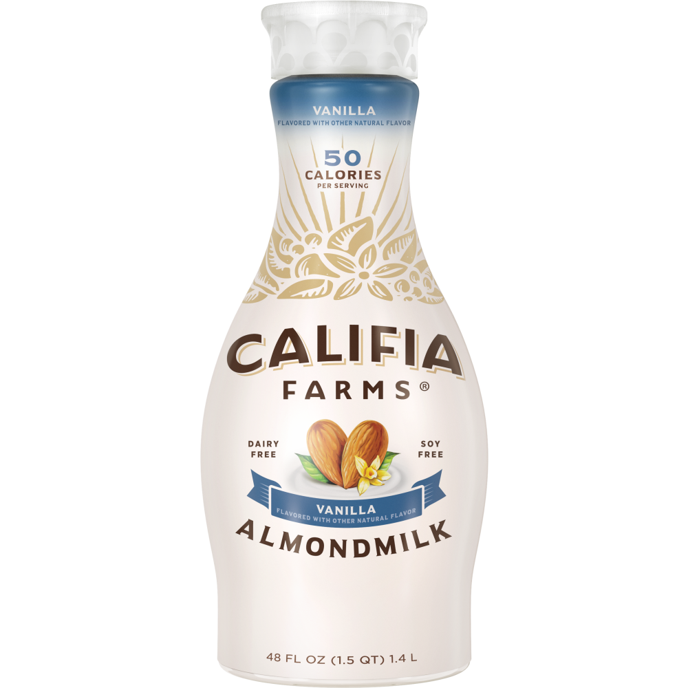 Califia Farms Vanilla Almond Milk 48 Fluid Ounce - 6 Per Case.