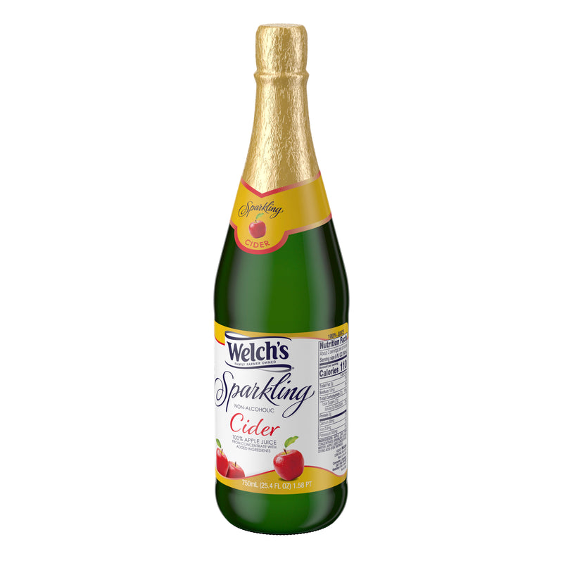 Welch's Sparkling Juice Cider 25.4 Fluid Ounce - 12 Per Case.