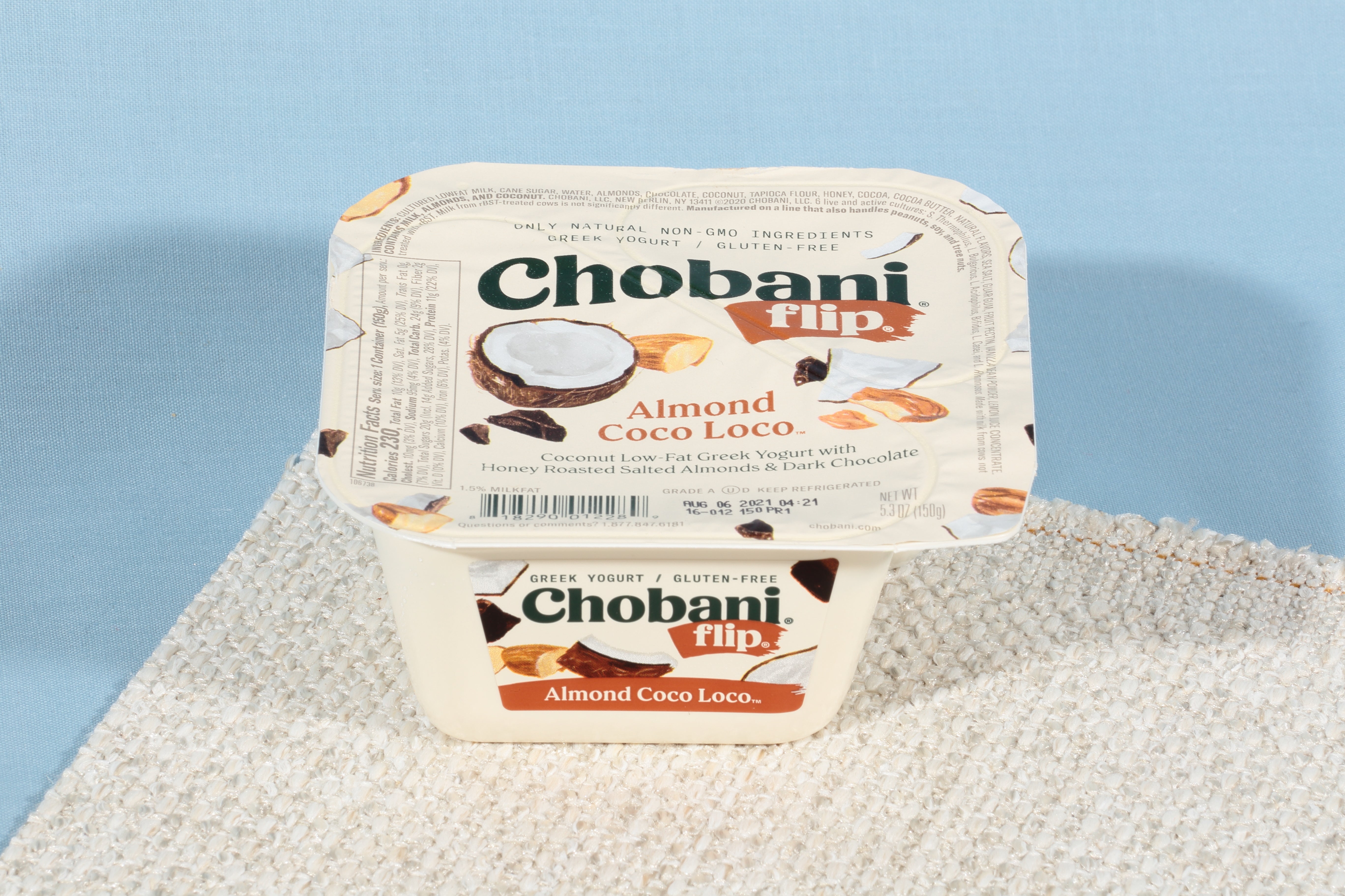 Chobani® Flip® Low Fat Greek Yogurt Almond Coco Loco™ 4.5 Ounce Size - 12 Per Case.