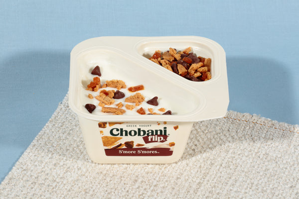 Chobani® Flip® Low Fat Greek Yogurt S'more S'mores 4.5 Ounce Size - 12 Per Case.