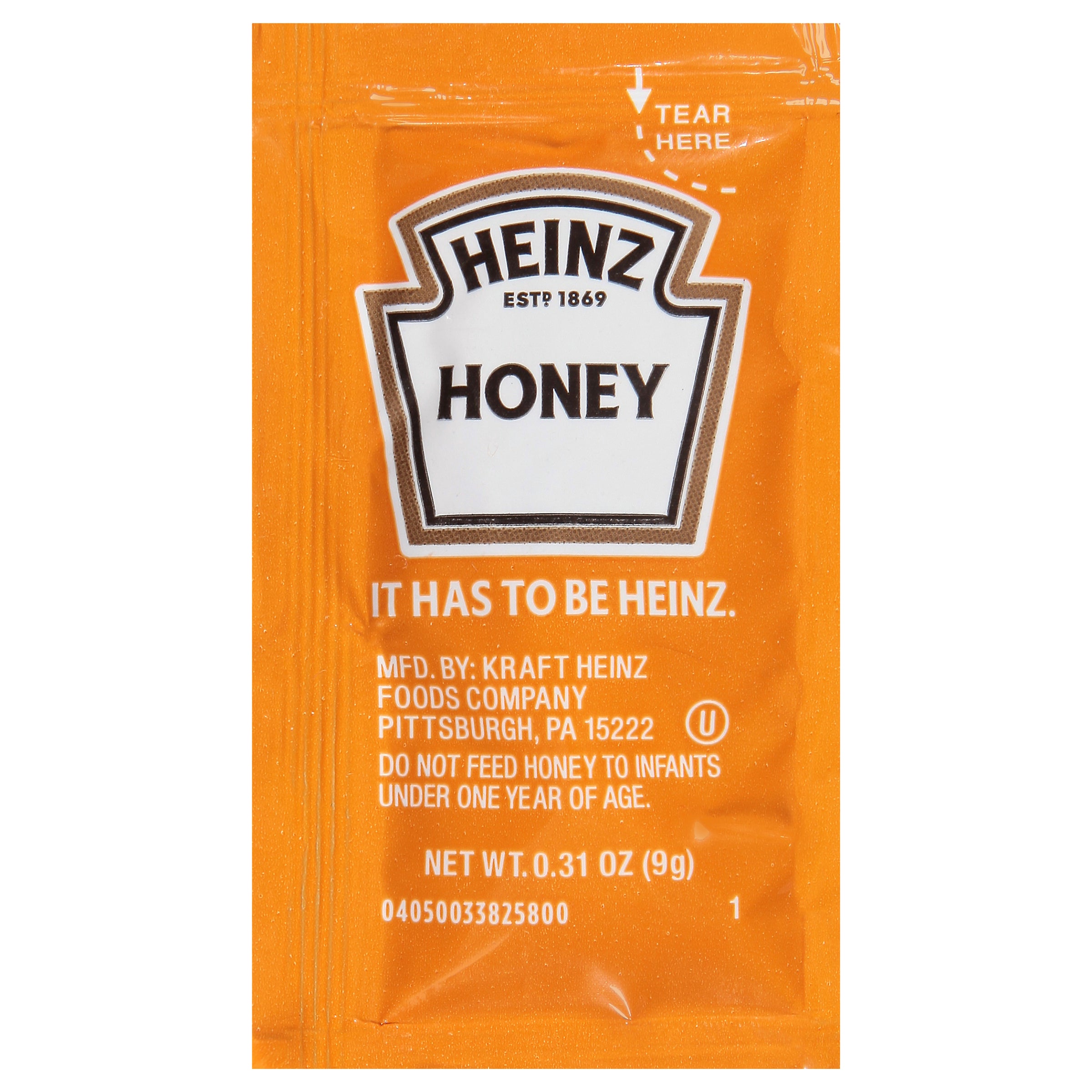 HEINZ Single Serve Honey 9 Gram Packets 200 Per Case
