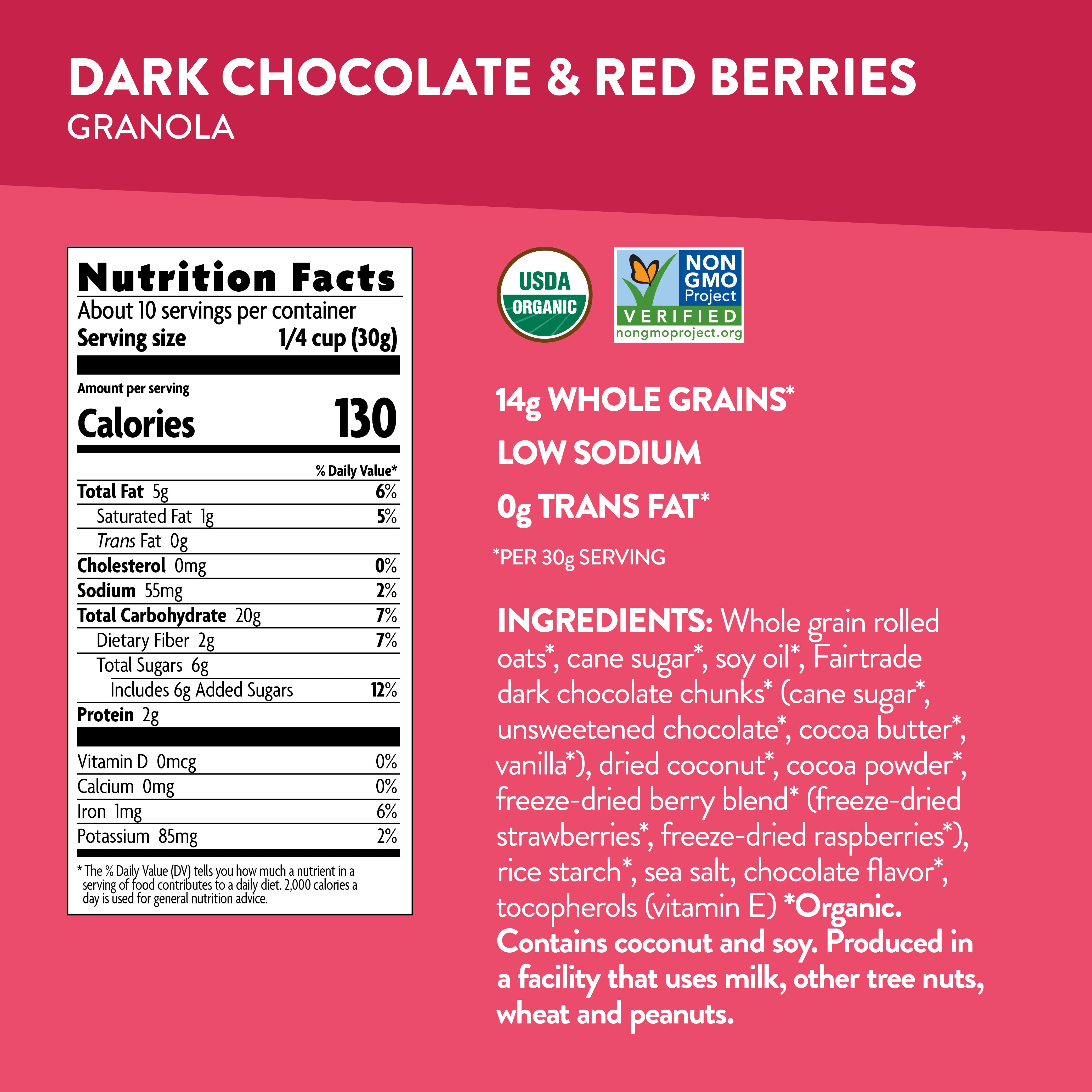 Love Crunch Love Crunch Dark Chocolate Granola 11.5 Ounce Size - 6 Per Case.