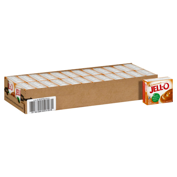 Jell-O Instant Butterscotch Pudding, 3.4 Ounce Size - 24 Per Case.