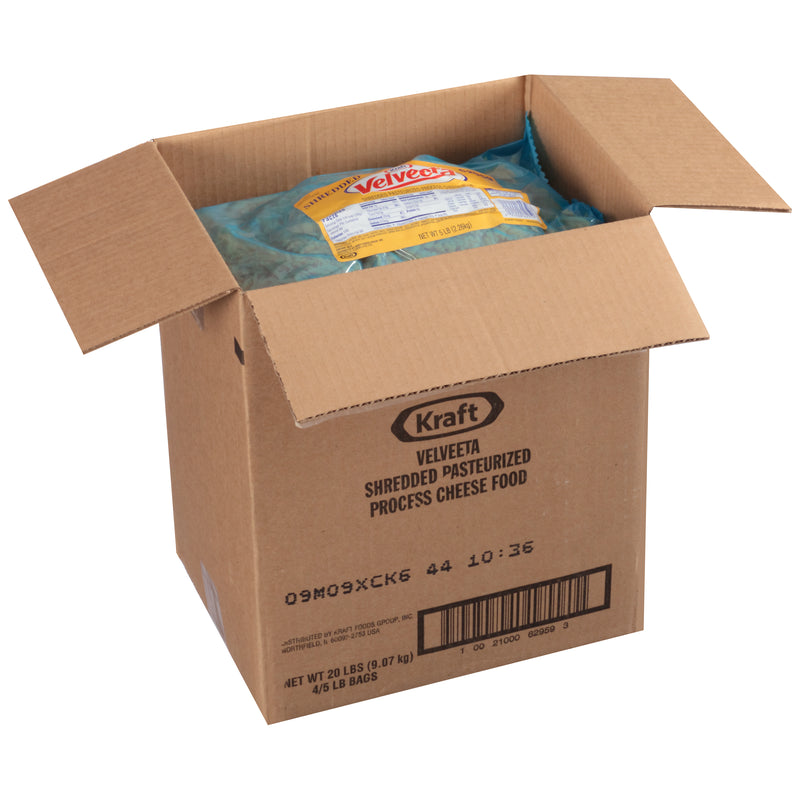 VELVEETA American Shredded Cheese 5 Lb. Pouch 4 Per Case