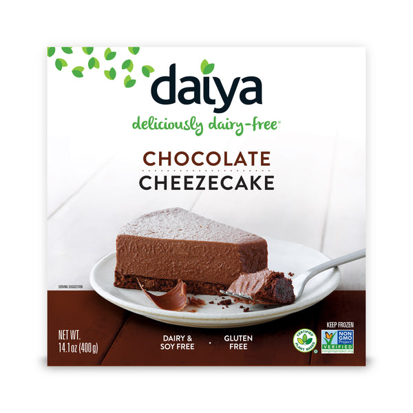 Daiya Chocolate Cheezecake Dairy Free Gluten Free Soy Free And Plant Based 14.1 Ounce Size - 8 Per Case.