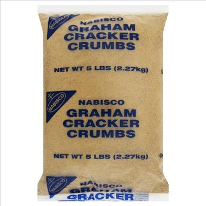 Nabisco Graham Cracker Crumbs Original 5 Pound Each - 2 Per Case.