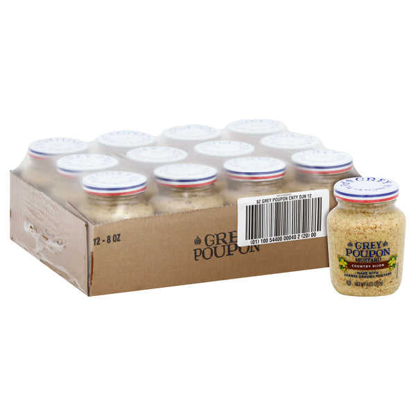 Grey Poupon Mustard Country, 8 Ounce Size - 12 Per Case.