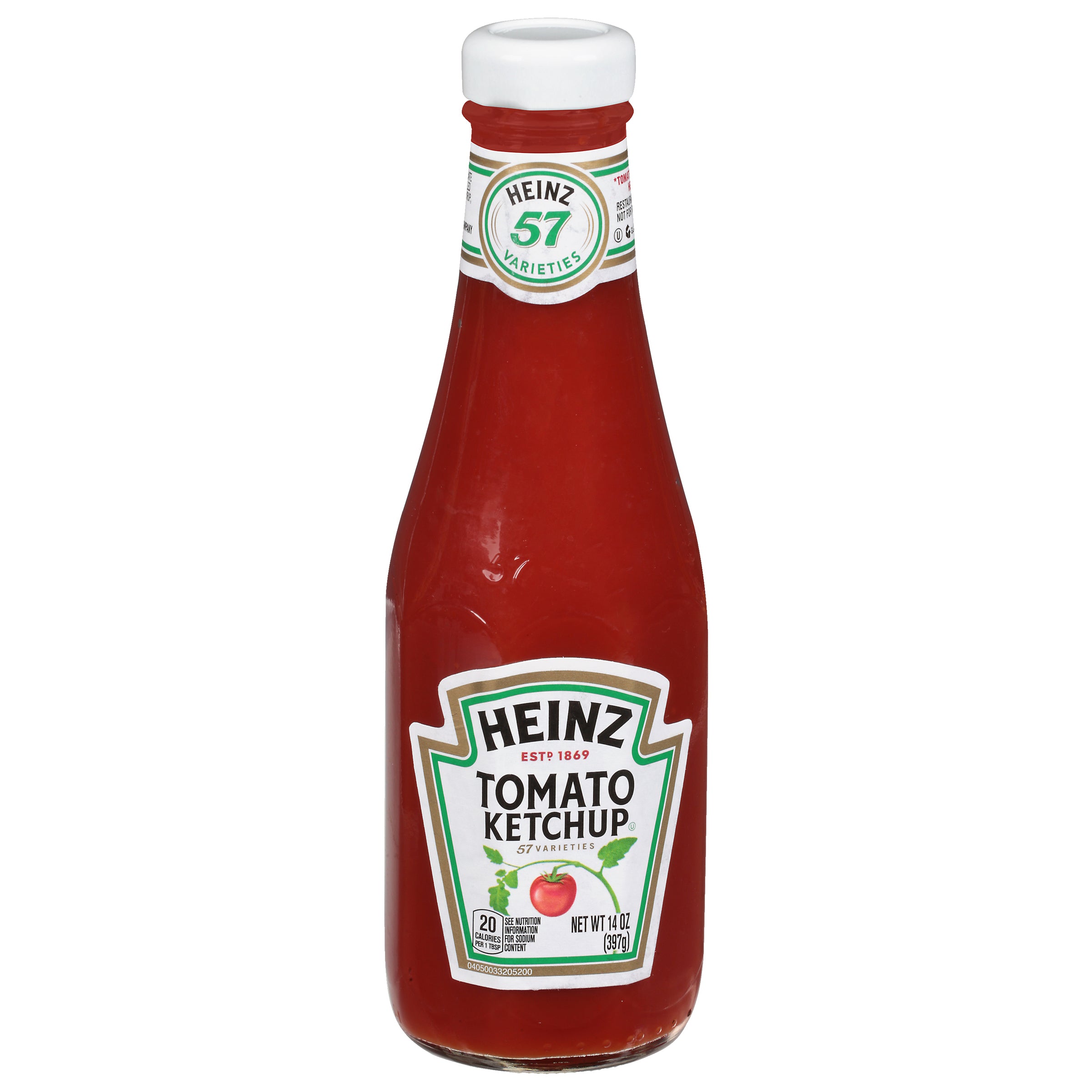 HEINZ Ketchup 14 Ounce Glass Bottles 24