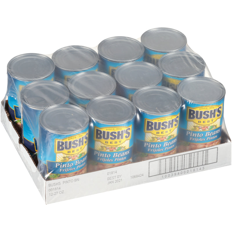 Bush's Best Pinto Beans 27 Ounce Size - 12 Per Case.